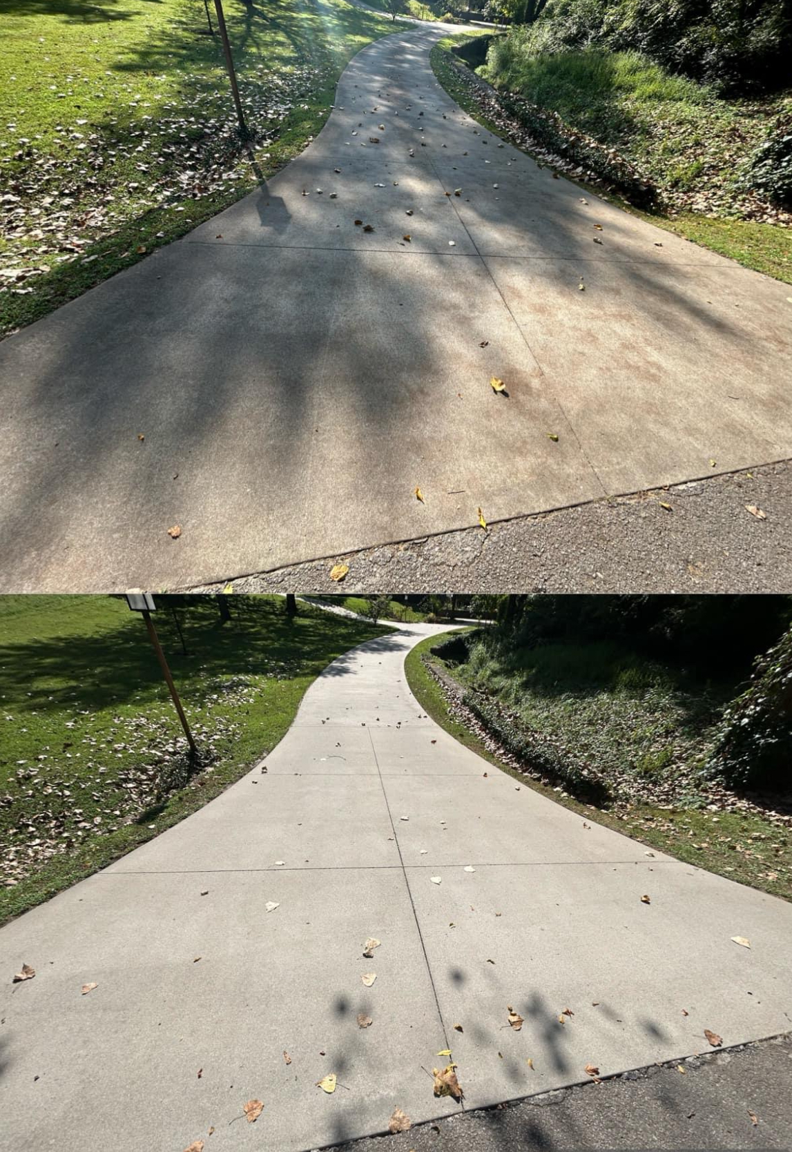 Paver driveway cleaning in Winchester, VA